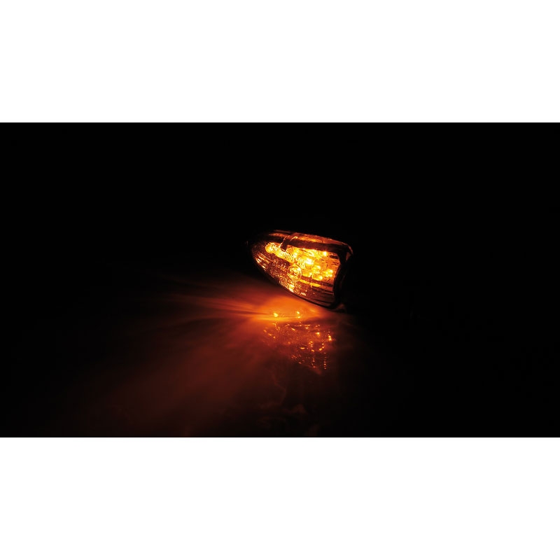 Motorradblinker Highsider Smart Lizzard LED schwarz