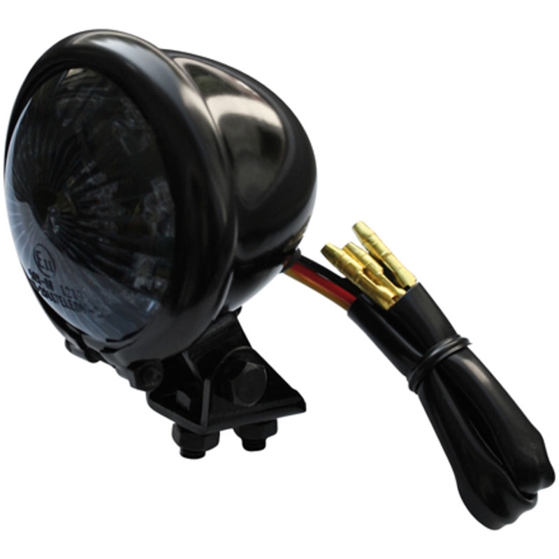 Motorrad Rücklicht Highsider Smart Bates Style LED schwarz-smoke