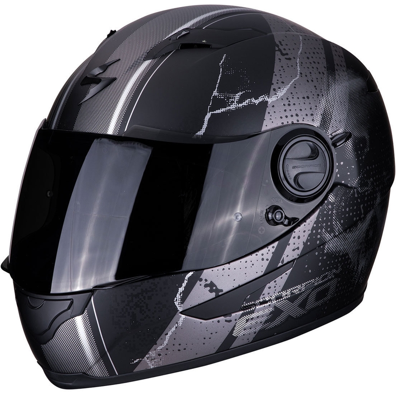 Integralhelm Scorpion EXO-490 Dar schwarz-silber