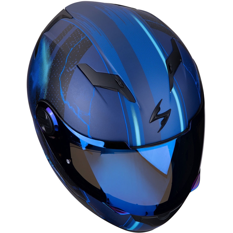 Integralhelm Scorpion EXO-490 Dar schwarz-blau