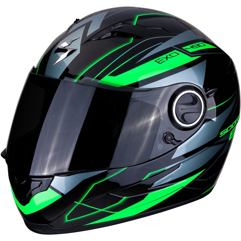 Integralhelm Scorpion EXO-490 Nova schwarz-grün