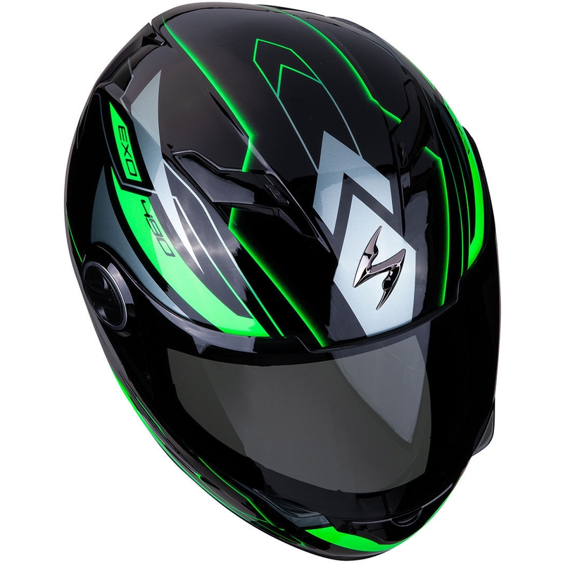 Integralhelm Scorpion EXO-490 Nova schwarz-grün