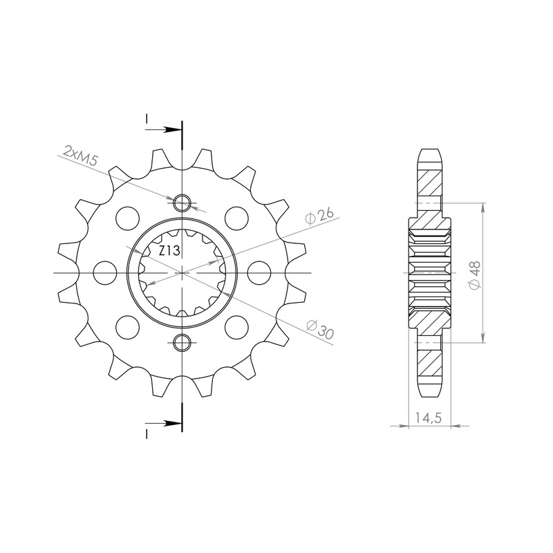Ritzel SUPERSPROX 15T, 530