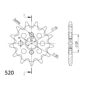 Ritzel SUPERSPROX CST-422:14 14T, 520