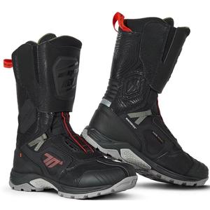 Motorradstiefel SEVENTY DEGREES SD-BA6 Stelvio High schwarz-rot-grün