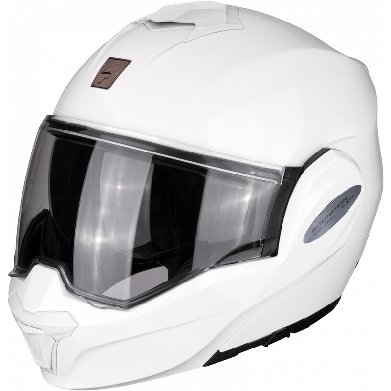 Scorpion EXO-TECH weißer Kipphelm Ausverkauf