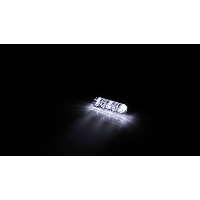 Kennzeichenbeleuchtung Highsider Smart Mini LED Dioden schwarz-klar