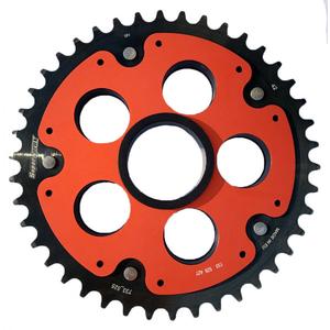 Rear sprocket STEALTH with alloy disc SUPERSPROX RSA-733_525:42-RED rot 42T, 520