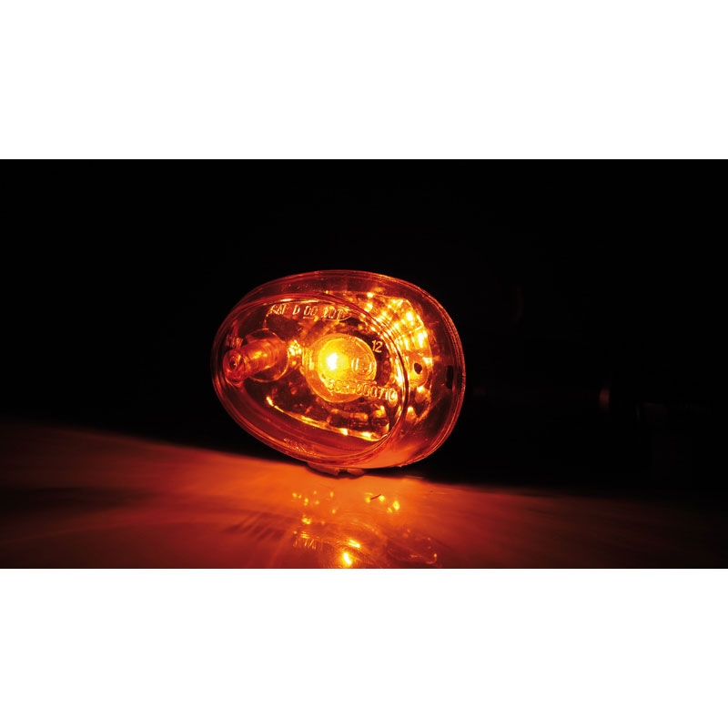 Highsider Smart Motorradblinker schwarz-orange