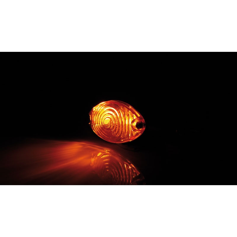 Motorradblinker Highsider Smart Cateye Mini orange