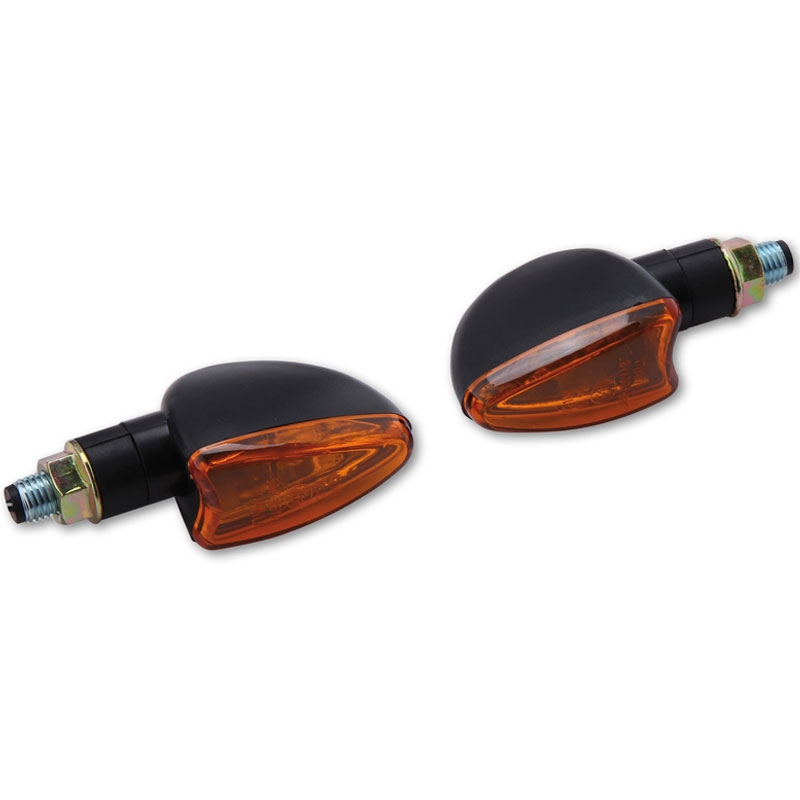 Highsider Smart Arrow Mini Motorradblinker schwarz-orange