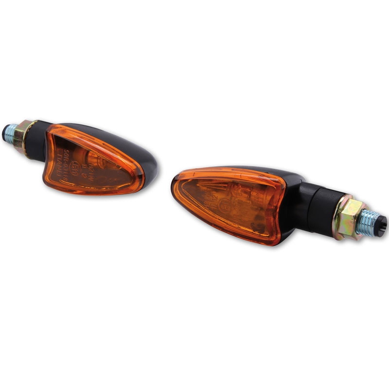 Highsider Smart Arrow Mini Motorradblinker schwarz-orange