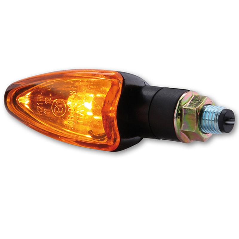 Highsider Smart Arrow Mini Motorradblinker schwarz-orange