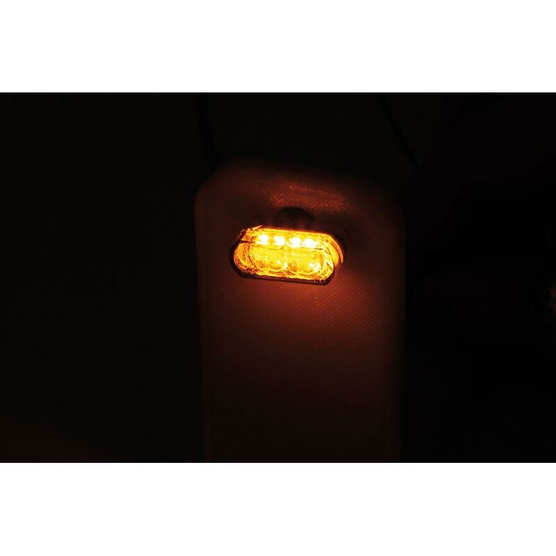 Motorradblinker Highsider Smart Module 1 Pro LED rauchgrau