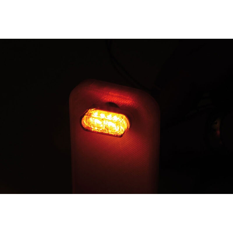 Motorradblinker Highsider Smart Module 1 Pro LED 3in1 rauchgrau