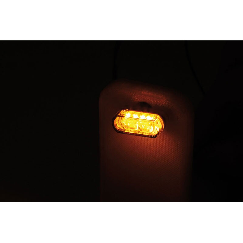 Motorradblinker Highsider Smart Module 1 Pro LED 3in1 rauchgrau