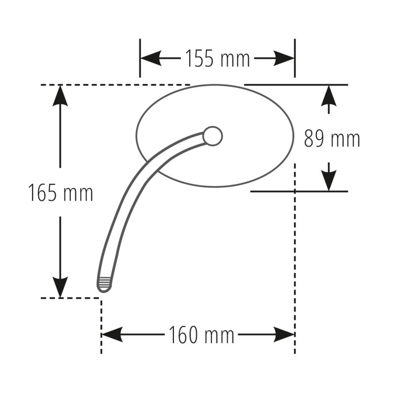 Rückspiegel Highsider Smart Booster links/rechts schwarz