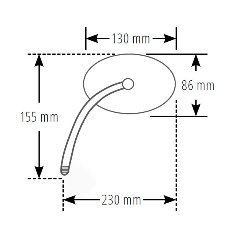 Rückspiegel Highsider Smart Booster 2 links/rechts schwarz