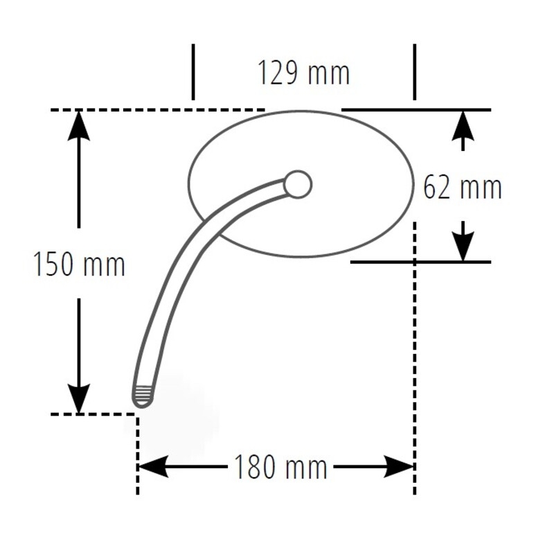 Rückspiegel Highsider Smart Agila links/rechts schwarz