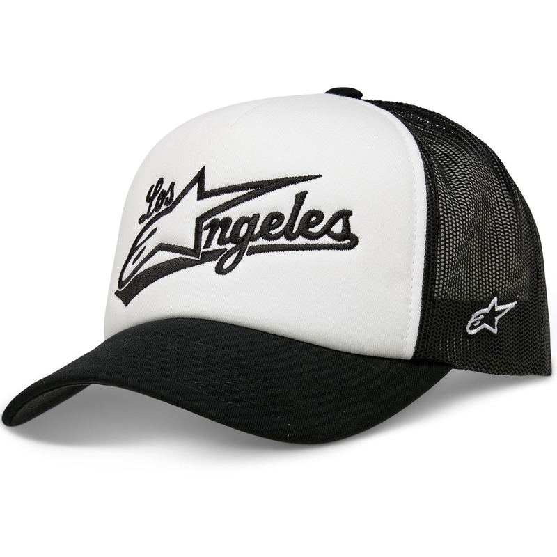 Alpinestars Los Angeles Foam Trucker Hat weiß-schwarz