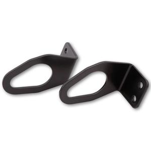 Original Highsider Pro Blinkerhalter für Yamaha Motorrad Kennzeichen, schwarz