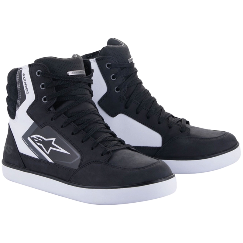 Alpinestars J-6 Waterproof Motorradstiefel schwarz-weiß