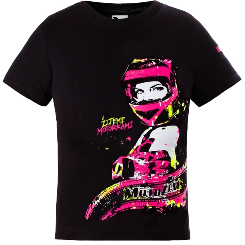 Kinder-Mädchen-T-Shirt MotoZem - Wir leben mit Motorrädern