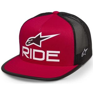 Alpinestars Ride 4.0 ER Kappe rot-schwarz-weiß