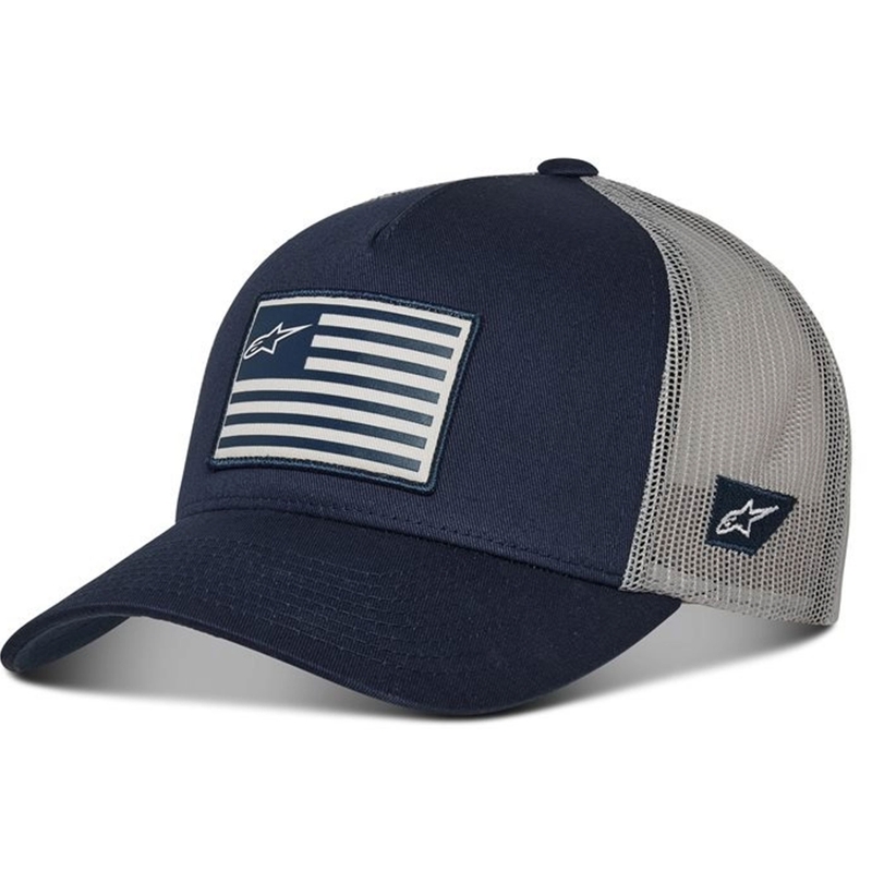 Alpinestars Flag Snap Hat blaugrau