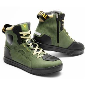 Rebelhorn Vandal II Motorradstiefel khaki-schwarz-orange