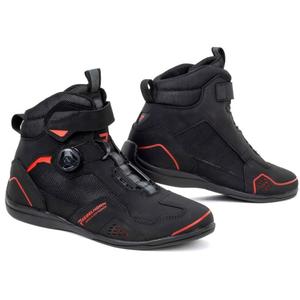 Rebelhorn Spark II schwarz und rot Motorradstiefel