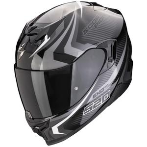 Integral Motorradhelm Scorpion EXO-520 EVO AIR TERRA schwarz-silber-weiß