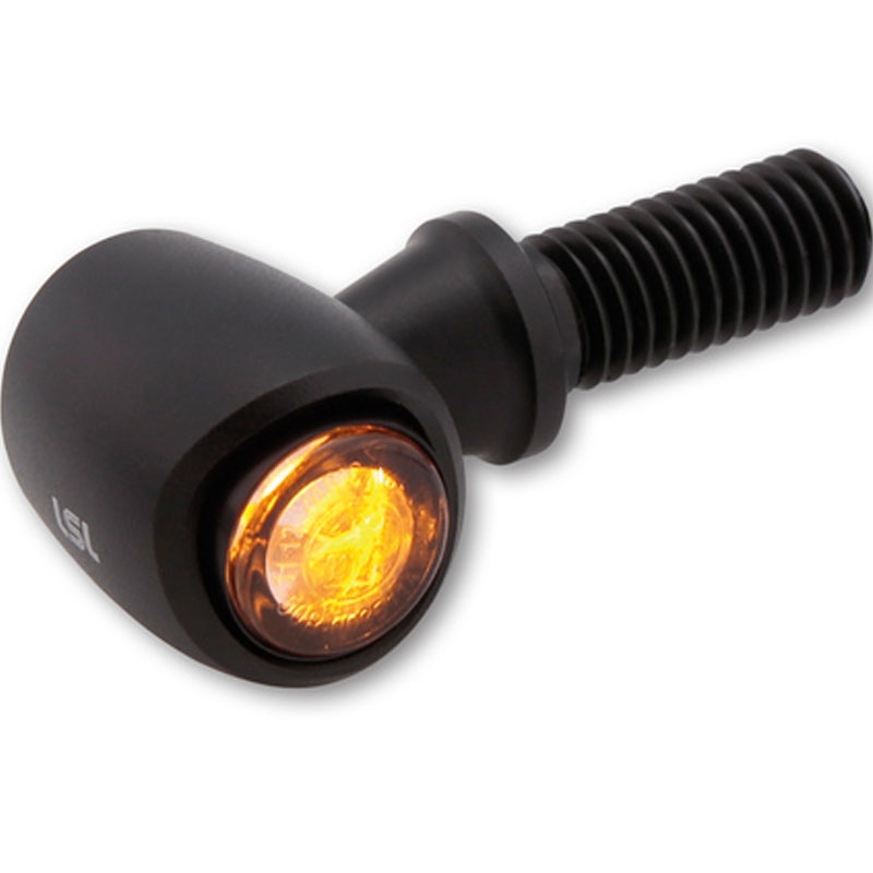 LED Blinker Highsider Nova LED Blinker mattschwarz 2 Stk