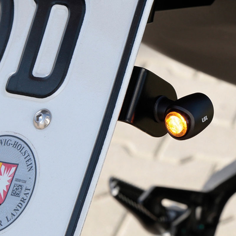 LED Blinker Highsider Nova LED Blinker mattschwarz 2 Stk