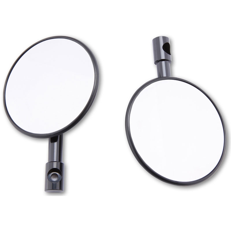 Highsider Smart Superbike Lenkerendenspiegel schwarz 2 Stück
