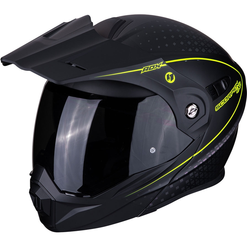 Enduro-Klapphelm Scorpion ADX-1 Horizon schwarz-fluo gelb Ausverkauf