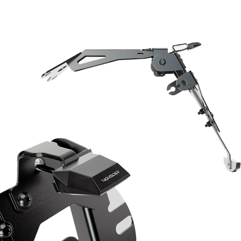 Kennzeichenhalter inkl. Beleuchtung Highsider Akron RS PRO Aprilia schwarz