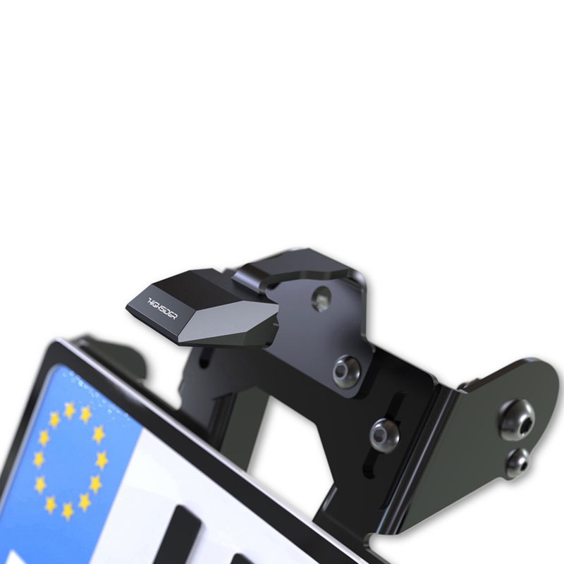 Kennzeichenhalter inkl. Beleuchtung Highsider Akron-RS PRO BMW S 1000 RR schwarz