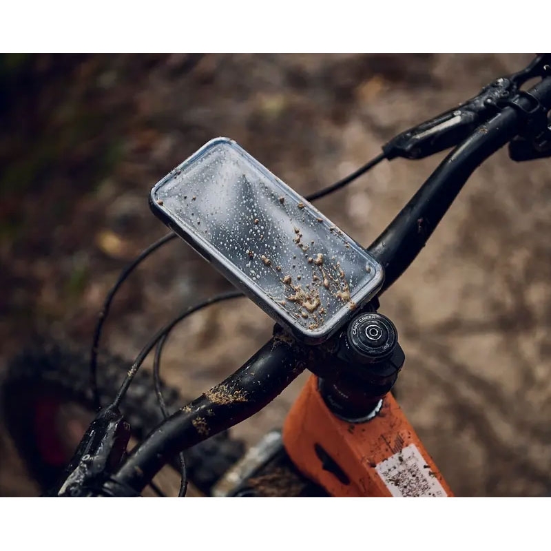 Quad Lock® iPhone 14 Pro Regenschutz Klar