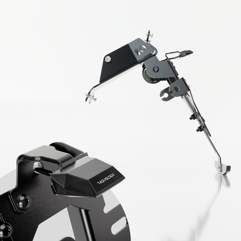 Kennzeichenhalter mit Beleuchtung Highsider Akron RS PRO HUSQVARNA 701 schwarz