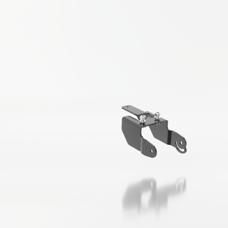 Kennzeichenhalter mit Beleuchtung Highsider Akron RS PRO Kawasaki ER-6 F,N schwarz