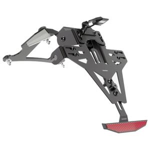 Kennzeichenhalter mit Beleuchtung Highsider Akron RS PRO Kawasaki Z750, Z1000 schwarz