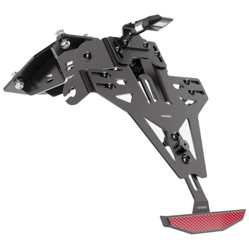 Kennzeichenhalter mit Beleuchtung Highsider Akron RS PRO Kawasaki Ninja 125, Z 125 schwarz