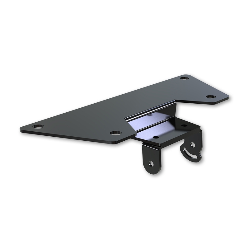 Kennzeichenhalter mit Beleuchtung Highsider Akron RS PRO Suzuki SV schwarz