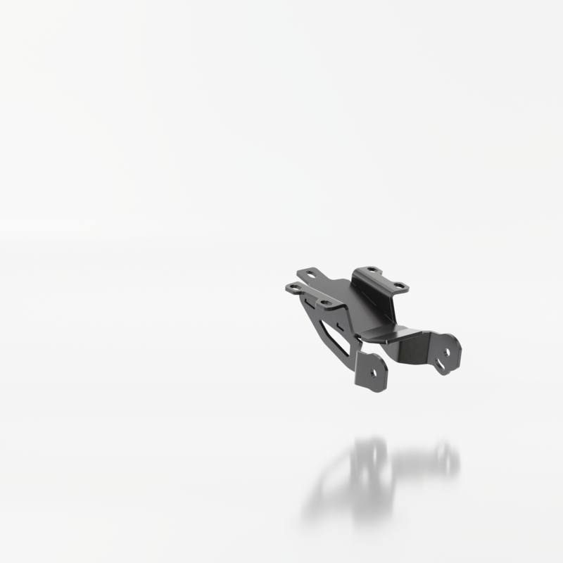 Kennzeichenhalter mit Beleuchtung Highsider Akron RS PRO Yamaha MT-07 schwarz