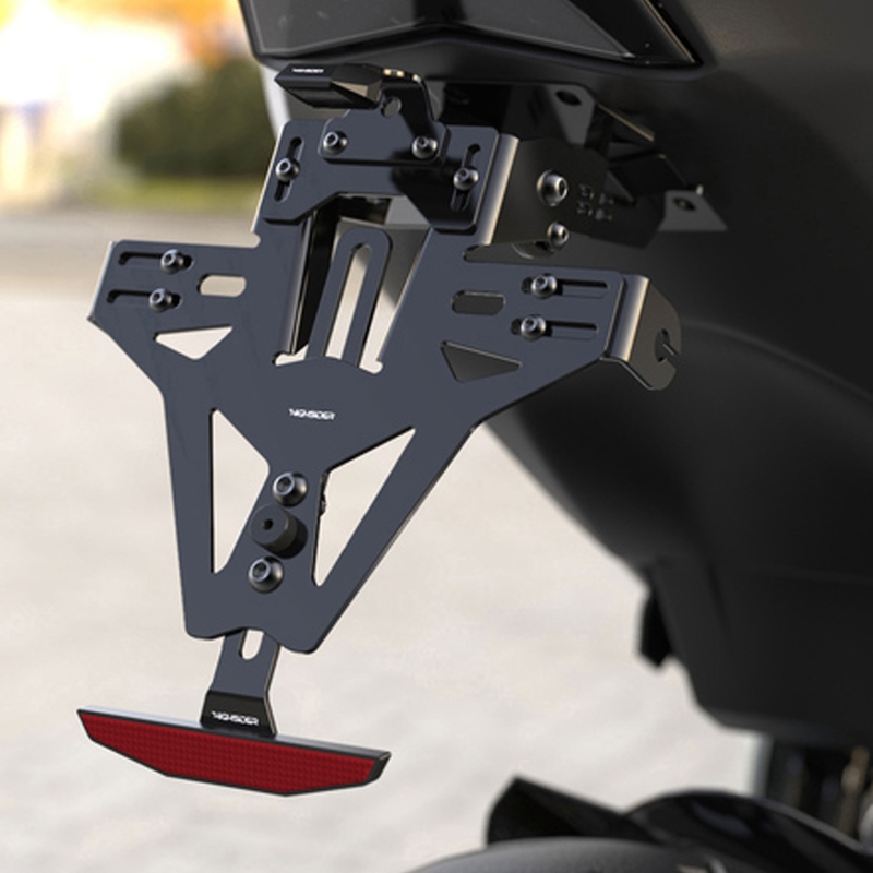 Kennzeichenhalter mit Beleuchtung Highsider Akron RS PRO Ducati Scrambler 800 schwarz