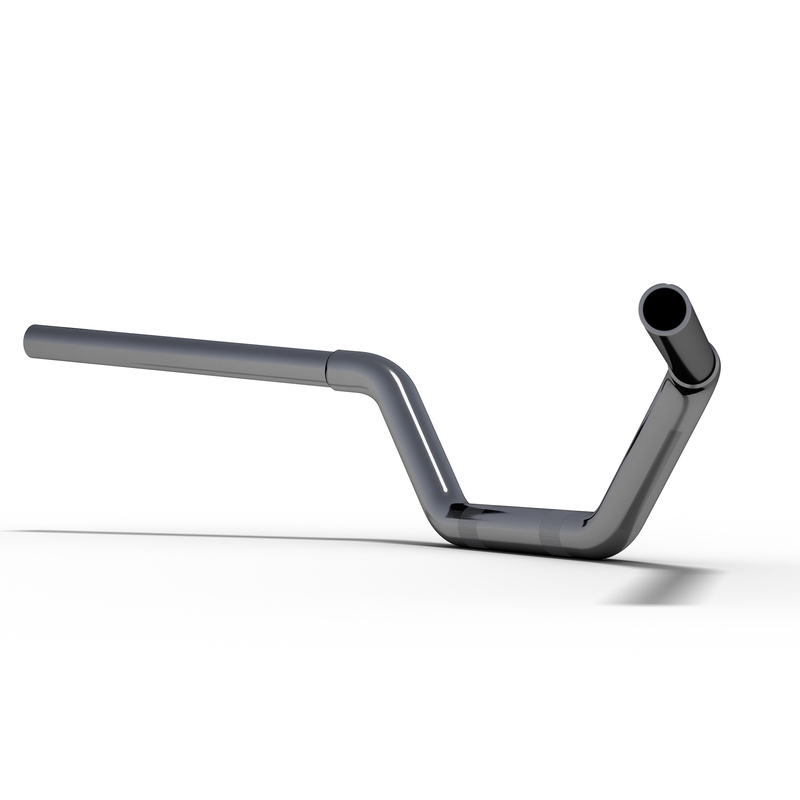 Motorradlenker Highsider PRO Flat Track Lenker chrom