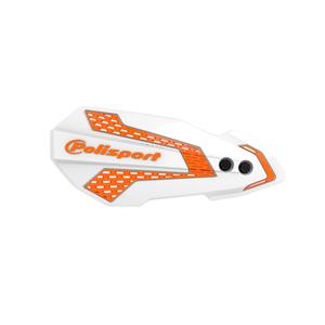Handguard POLISPORT MX FLOW 8308200004 White/Orange