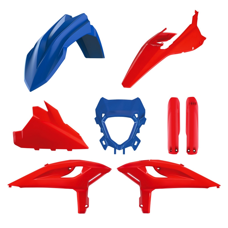 Satz Kunststoffteile POLISPORT Blue/Red