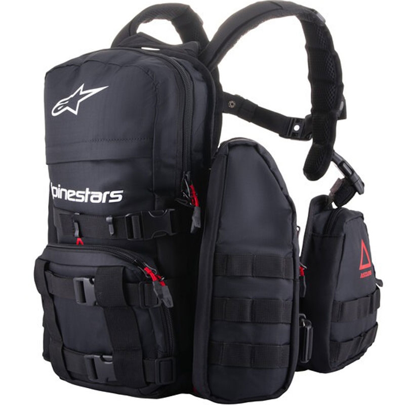 Alpinestars Techdura Tactical Rucksack schwarz-weiß 9 l